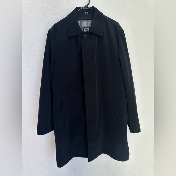 Ike Behar Other - Ike Behar Black Peacoat men’s Medium knee length‎ jacket